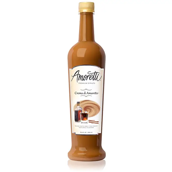  Amoretti Premium Syrup, Crema Di Amaretto, 25.4 Ounce  - 719416133218