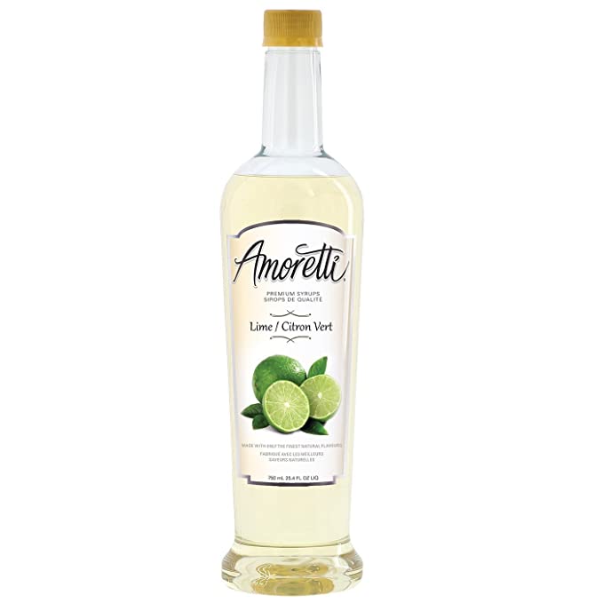  Amoretti Premium Syrup, Lime, 25.4 Ounce  - 719416133430