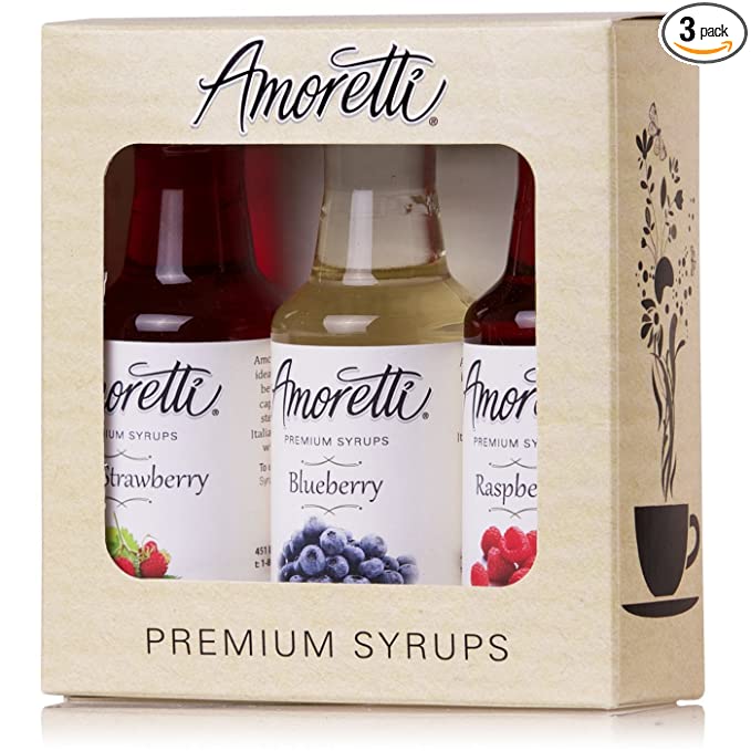 Amoretti Premium Syrups Berry 3 Pack (50ml) - 719416134246