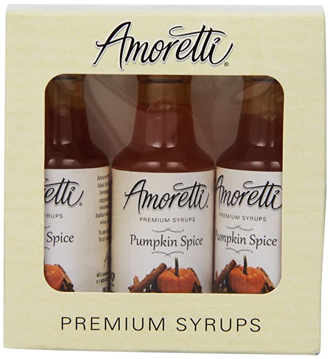  Amoretti Premium Pumpkin Spice Syrups 50ml 3 Pack  - 719416139562