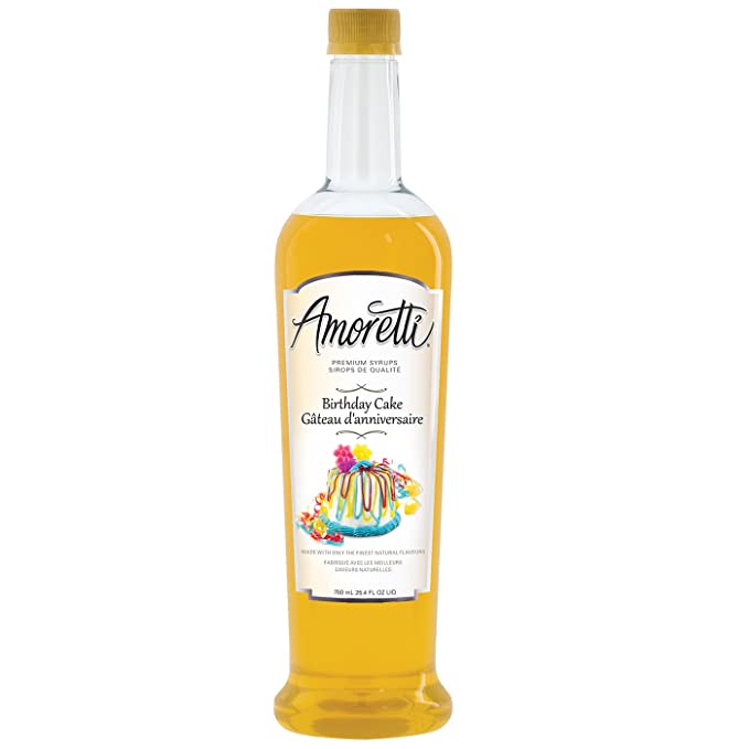 Amoretti Premium Birthday Cake Syrup, 25.4 fl oz - 719416262260