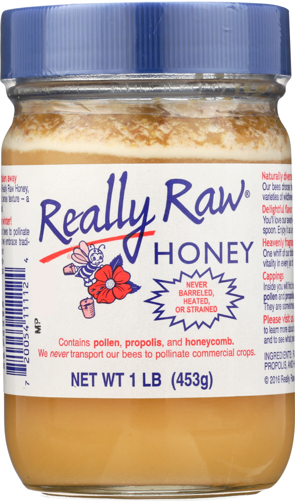 REALLY RAW: Honey, 16 oz - 0720054111124
