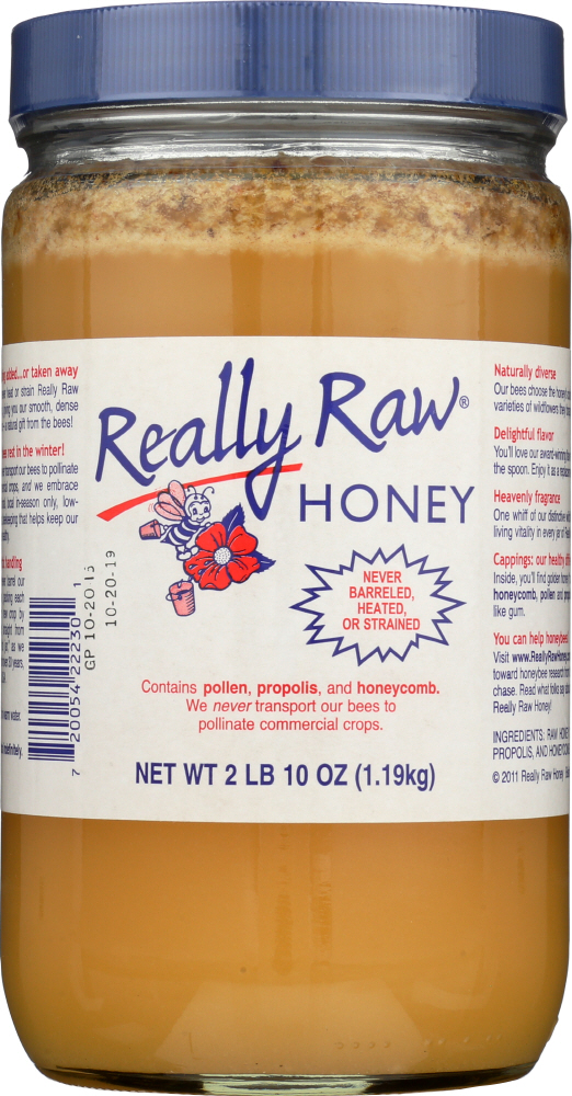 Really Raw Honey - Unheated Unstrained - 1 Each - 42 Oz. - 0720054222301