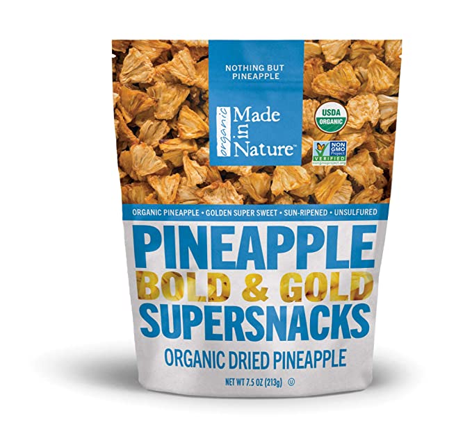 Organic Pineapple Bold & Gold Supersnacks - 720379504311