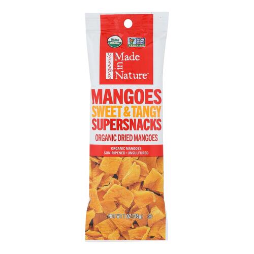 MADE IN NATURE: Organic Dried Mango Fruit, 1 oz - 0720379531478