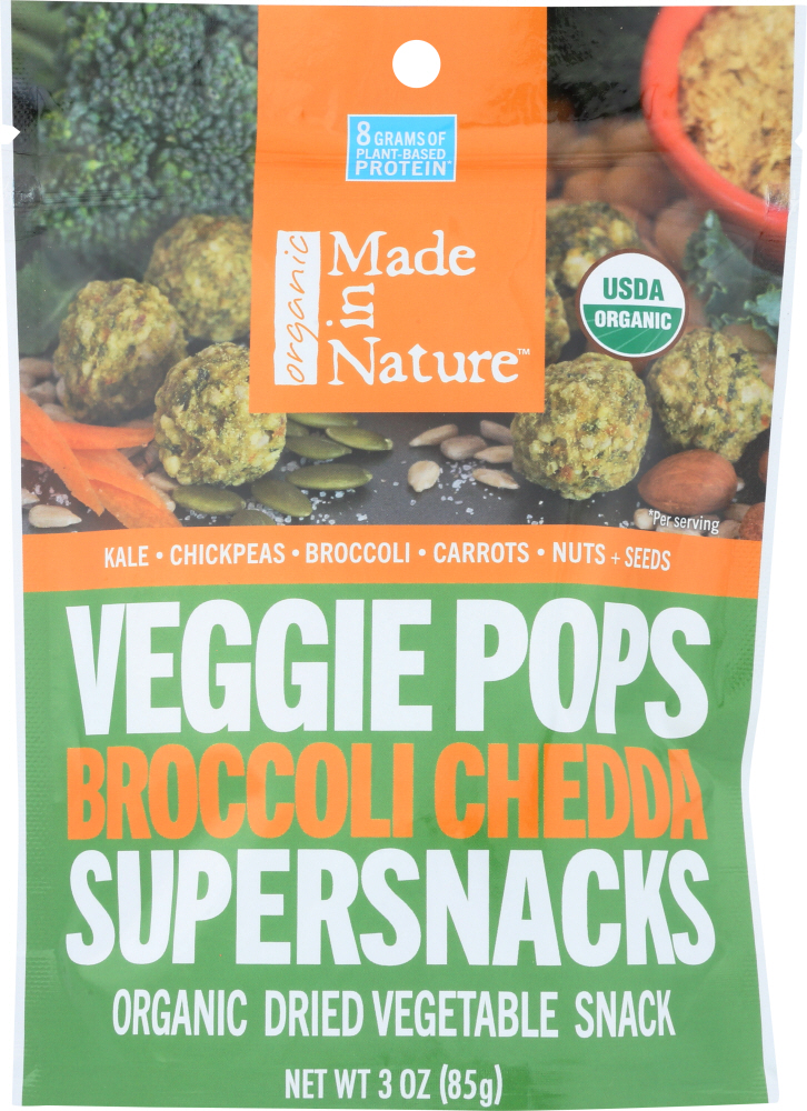 Broccoli Chedda Organic Dried Vegetables Supersnacks, Broccoli Chedda - 720379585310