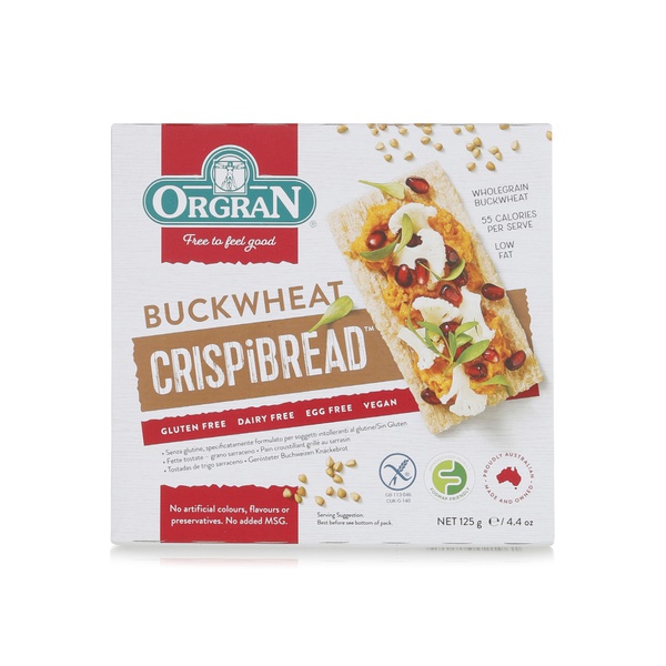 Orgran buckwheat crispibread 125g - Waitrose UAE & Partners - 720516021961