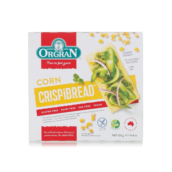 Orgran corn crispibread 125g - Waitrose UAE & Partners - 720516022050