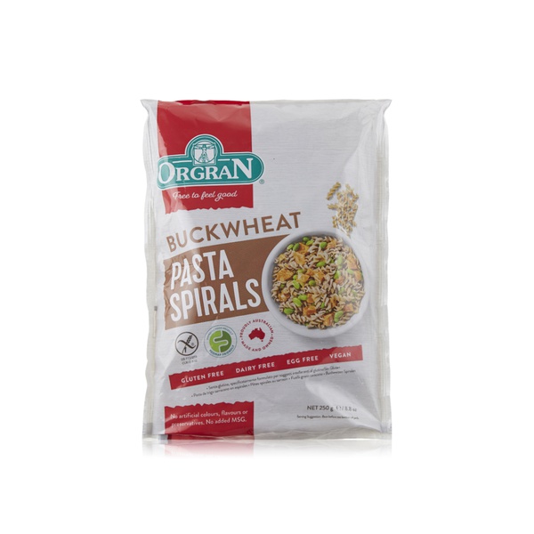 Orgran, Buckwheat Spirals Pasta - 720516722042