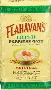 Flahavan's Irish Porridge Oats 500g Cereal - 721864683924