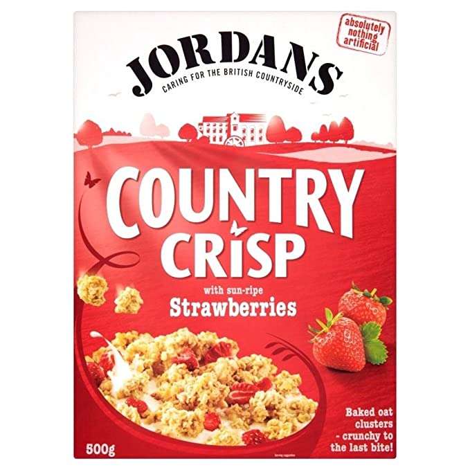  Jordans Country Crisp Strawberry Crunchy Clusters (500g) - 721864844578