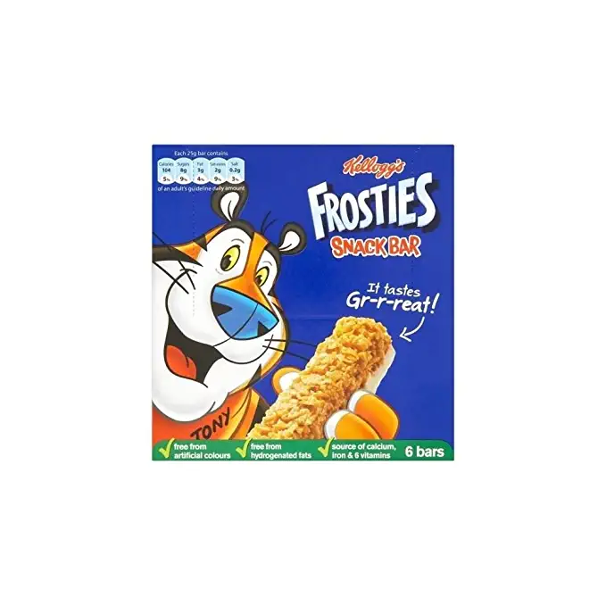  Kellogg's Frosties Snack Bar 6 X 25G by Kellogg's - 721864853204