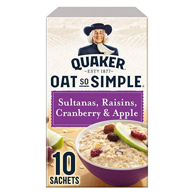  Quaker Oat So Simple Apple Sultana Raisin & Cranberry 385g - 721865073533