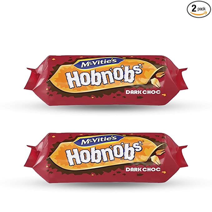  Mcvitie's Dark Chocolate Hobnobs 262g - Pack of 2 - 721865854156