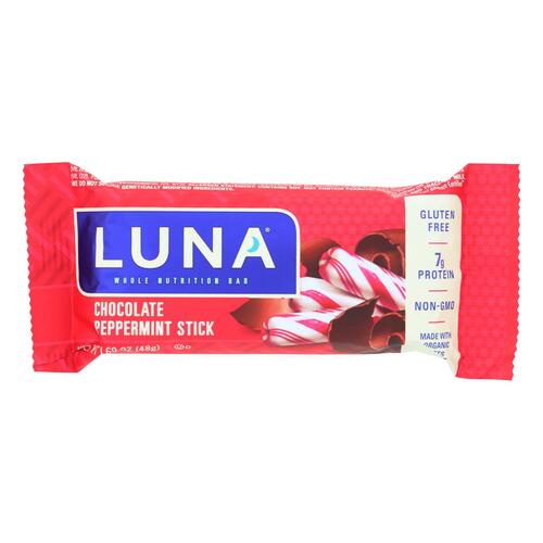 Clif Bar Luna Bar - Organic Chocolate Peppermint - Case Of 15 - 1.69 Oz - luna