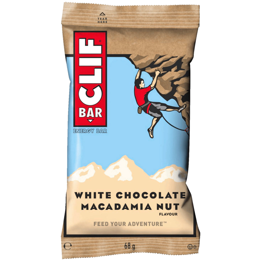 Clif Bar White Choco Macadamia 68g - 722252130099