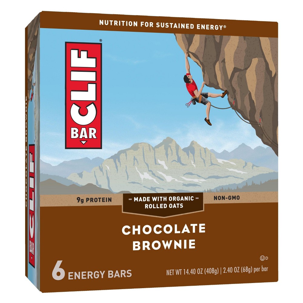 CLIF: Bar Chocolate Brownie 7 pk, 16.8 oz - 0722252165251