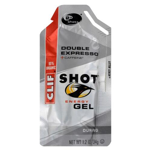 Clif Bar Clif Shot - Organic Double Expresso - Case Of 24 - 1.2 Oz - 722252176264