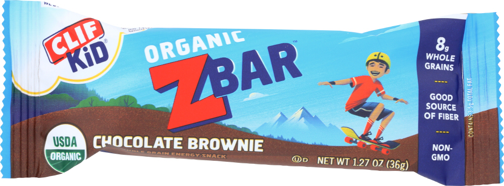 Organic Chocolate Brownie Baked Whole Grain Energy Snack - 722252194138