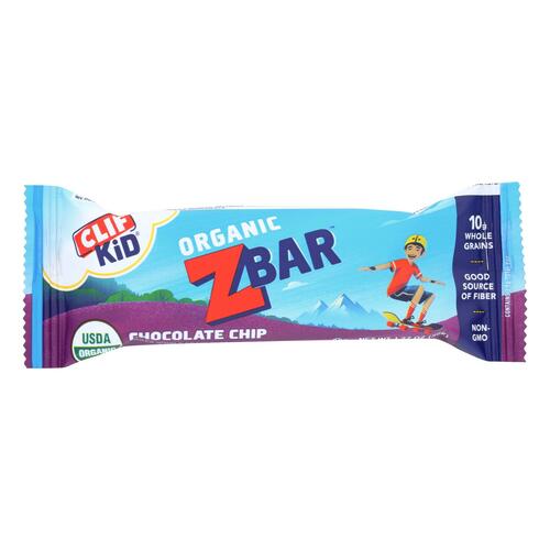 Clif Bar Zbar - Organic Chocolate Chip - Case Of 18 - 1.27 Oz - 722252194145