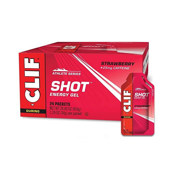 Clif, Shot Energy Gel, Strawberry - 722252276278