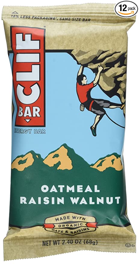  Cliff Bar Clif Bar, Og, Oat Rsn Wlnt, 2.40-Ounce (Pack of 12) - 722252500137