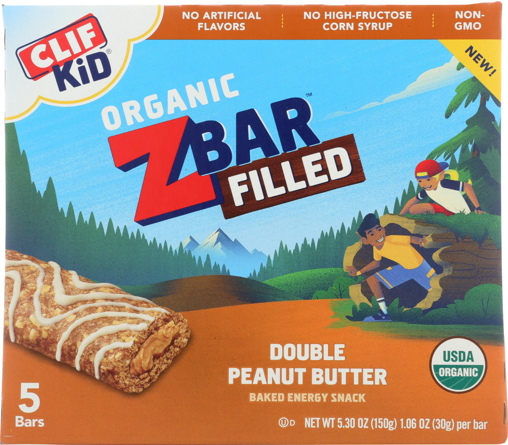 Double Peanut Butter Baked Energy Snack Bars, Double Peanut Butter - double
