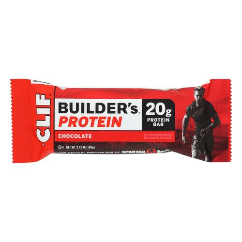 CLIF: Builder Protein Bar Chocolate, 2.4 oz - 0722252601421