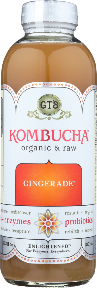 Organic & Raw Gingerade, Kombucha - 722430200163