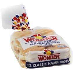 Wonder Hamburger Buns - 72250011402