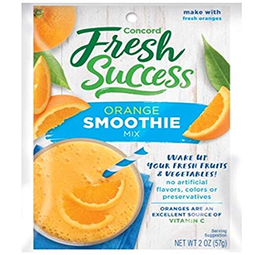 Concord Farms Orange Smoothie Mix, 2-Ounce Packages (VALUE of 12 Pouches) - 724696047018