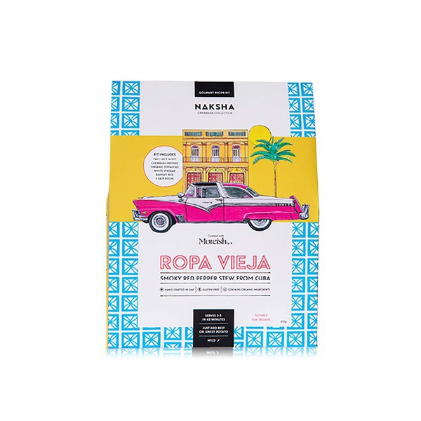 Naksha Ropa Vieja smoky red pepper stew kit 610g - Waitrose UAE & Partners - 724751387950