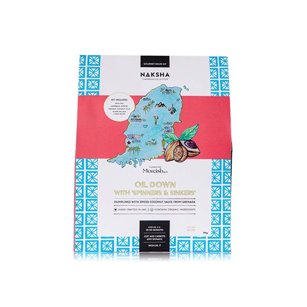 Naksha Grenadian Oil Down dumplings with spiced coconut sauce 610g - Waitrose UAE & Partners - 724751387974