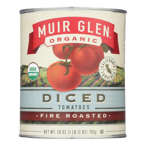 Muir Glen Organic Diced Fire Roasted Tomatoes - 00725342290536