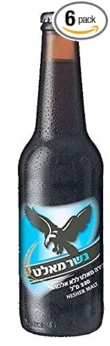 NESHER MALT Malt Beverage (6 bottles, 6 x 11.2 Fl. Oz.) - 725481100178