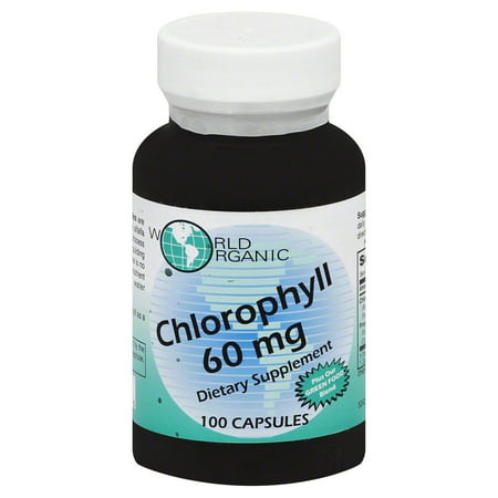 World Organic Chlorophyll 60 Mg 100 Ct - 726899590568