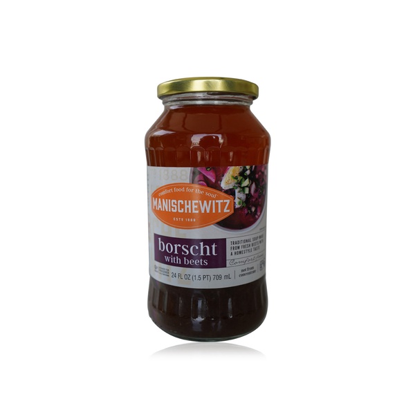 Manischewitz borscht w/diced beets 680g - Waitrose UAE & Partners - 72700102742