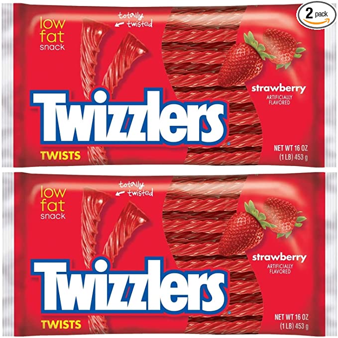 Twizzlers Strawberry Twist, 16-Ounce Bags (Pack of 2) - 727144032185