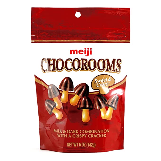  Meiji Chocorooms Bag 5 oz each (1 Item Per Order)  - 727363643025