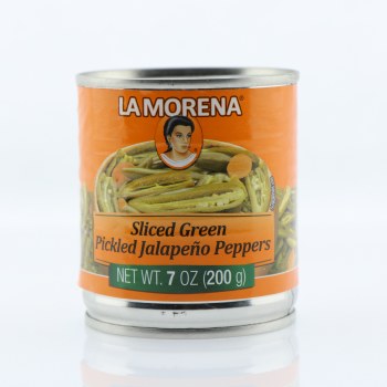 La morena, jalapeno peppers, sliced green pickles - 0727452000333