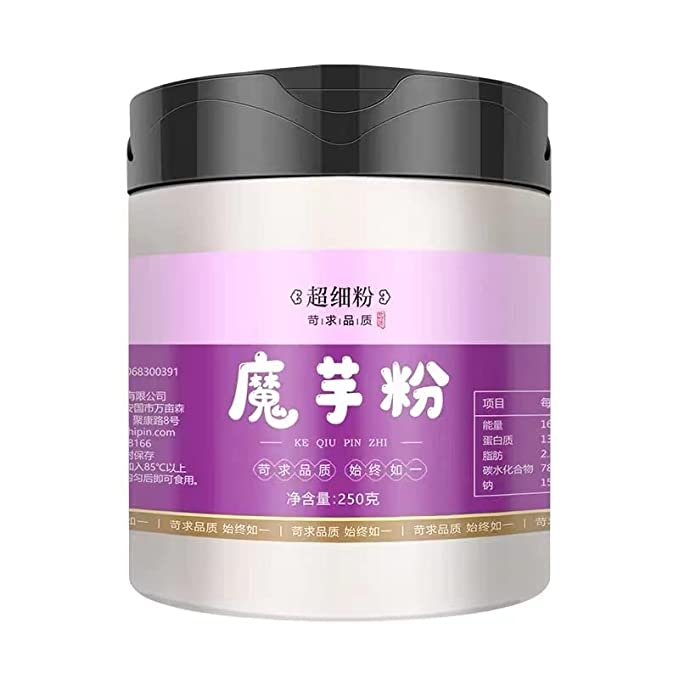  Konjac flour meal replacement ready-to-eat low-fat food-grade dietary fiber dry powder 250g Konjac flour flour purified fine powder brewed baking cake flour（魔芋粉代餐即食低脂食品级膳食纤维干粉250克 ）  - 727567757061