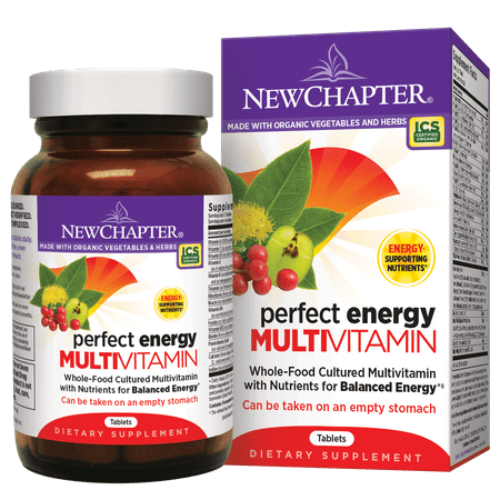 New Chapter Perfect Energy Multivitamin Tablets 96 Ct - 727783003423