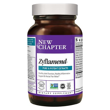 New Chapter Zyflamend Whole Body Vegetarian Capsules, 180 Ct - 727783900739
