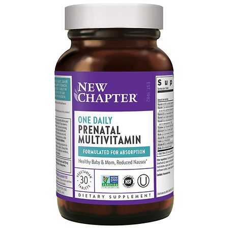 New Chapter One Daily Prenatal Multivitamin 30 Ct - 727783903303