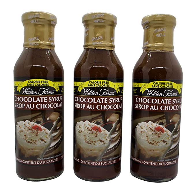 Walden Farms Calorie Free Syrup, Chocolate 12 Ounce (Pack of 3) - 727785090919
