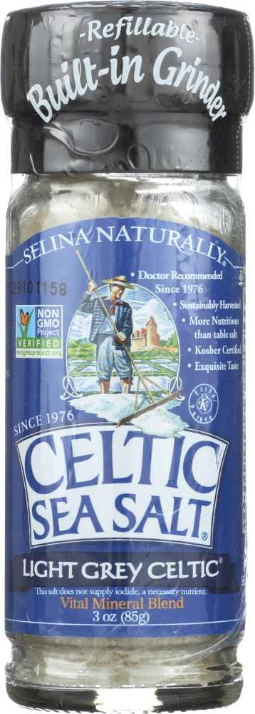 Selina Naturally, Celtic Sea Salt, Light Gray Celtic - 728060104086