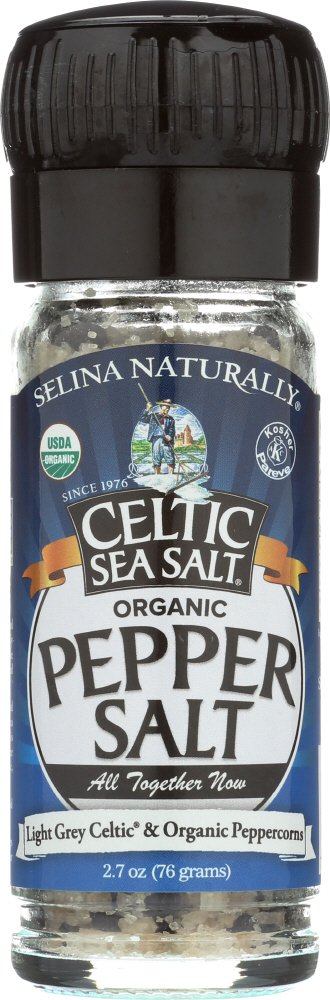 CELTIC: Salt Pepper Grinder, 2.7 oz - 0728060104116