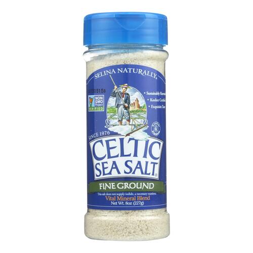 Celtic Sea Salt Shaker - Fine Ground - Case Of 6 - 8 Oz - 728060107209