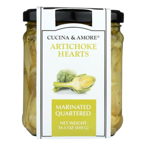 Cucina & Amore - Artichoke Qrtrs Marinate - Case Of 6 - 14.5 Oz - 728119098908