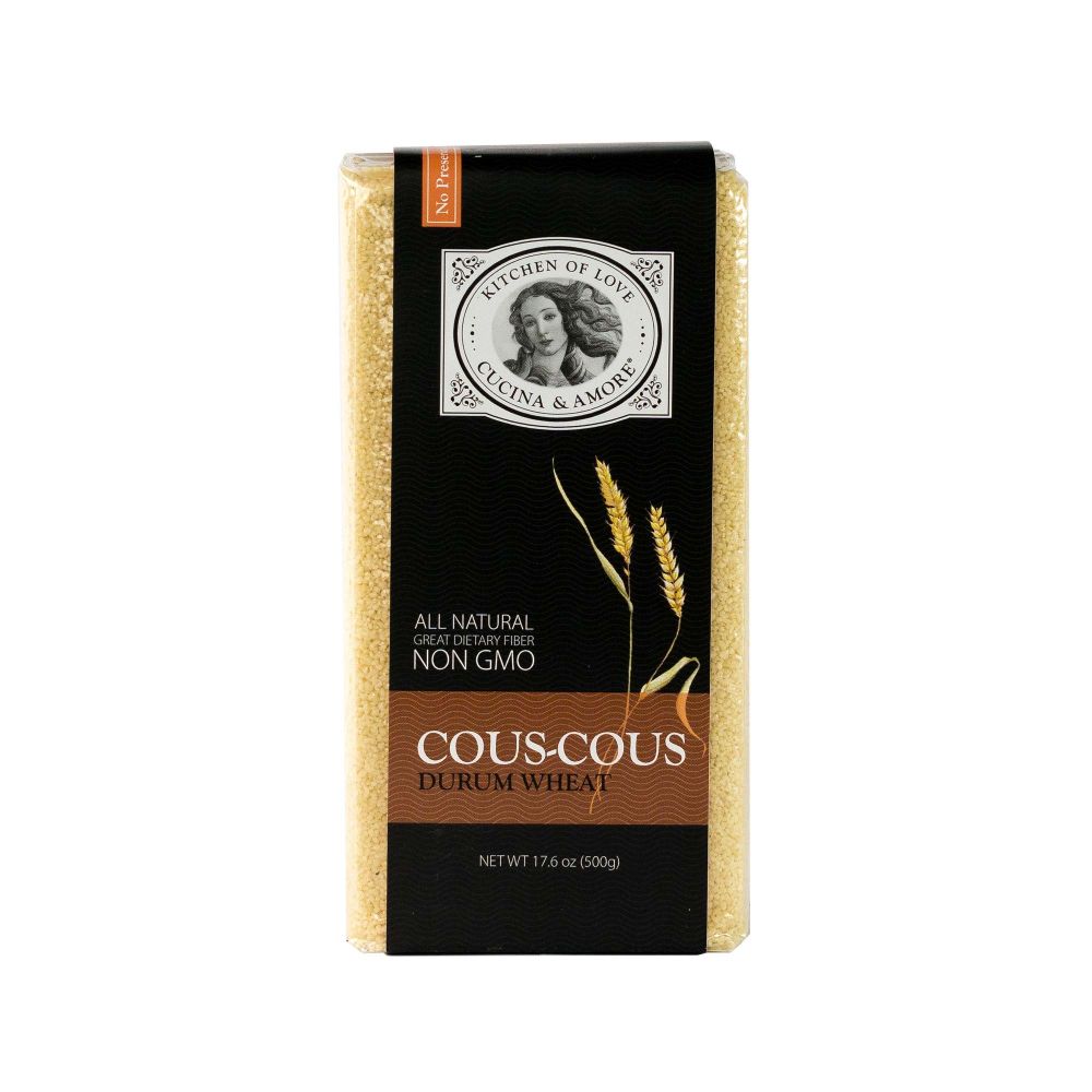 CUCINA & AMORE: Cous-Cous Durum Wheat, 17.6 oz - 0728119430029